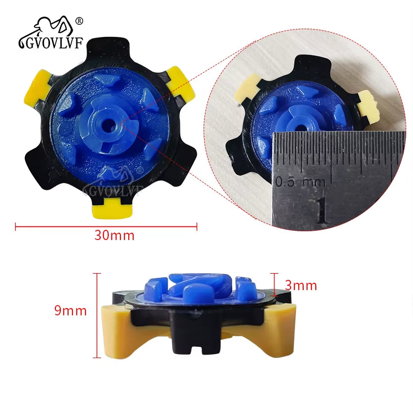 14Pcs Golf Shoe Spikes Stinger Screw Golf Shoe Spikes Replacement Thread Spikes Cleats for Golf Boots Golf Shoe Accessories