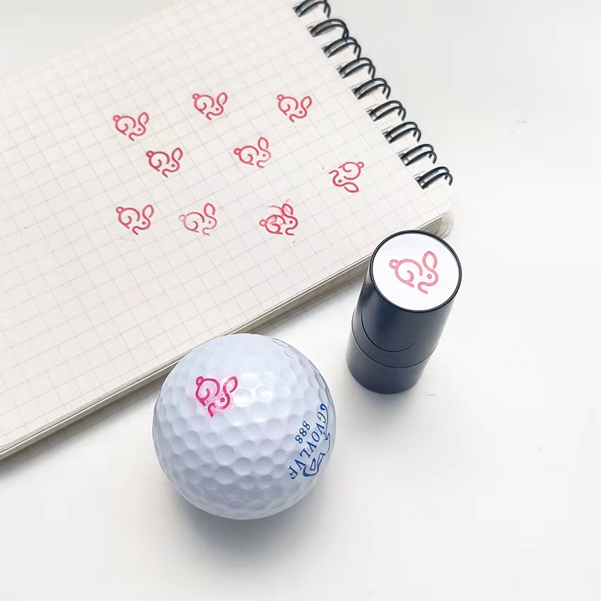 1Pc Golf Ball Stamper Eagle Pattern Stamp Impression Seal Marker Quick-Dry Plastic Multicolors Personalize Your Golf Balls