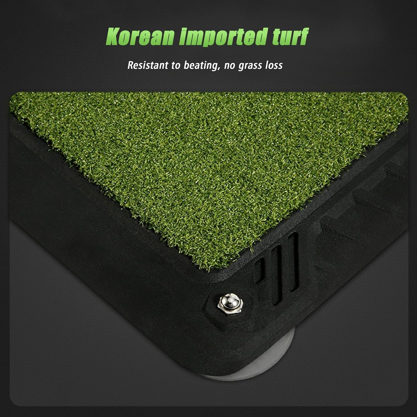 Golf Swing Trainer - 2.0 Golf Training Equipment with 5 Adjustable Height - Pure Path Golf Swing Practice Mat Training Aid - Golf Swing and Hitting Trainer for Indoor Outdoor Home