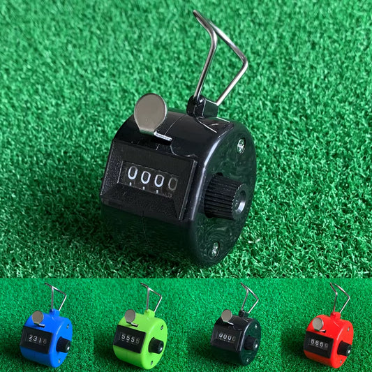 1Pc 4 Digit Number Golf Scorer Mini Portable Outdoor Golf Contra Easy Reset Reset Device Golf Accessories Sports Golf Counter
