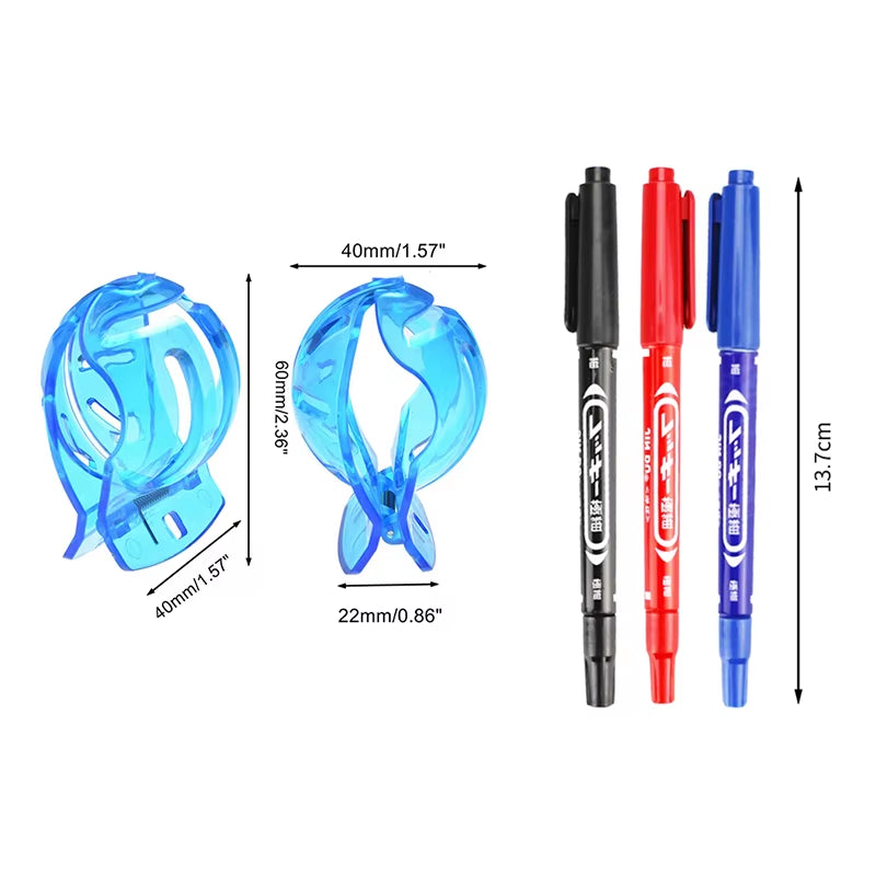 Golf Ball Line Marker Drawing Tool and Marks Pens Set Template Alignment Putting Marking Liner Tools Golf Training Accessories