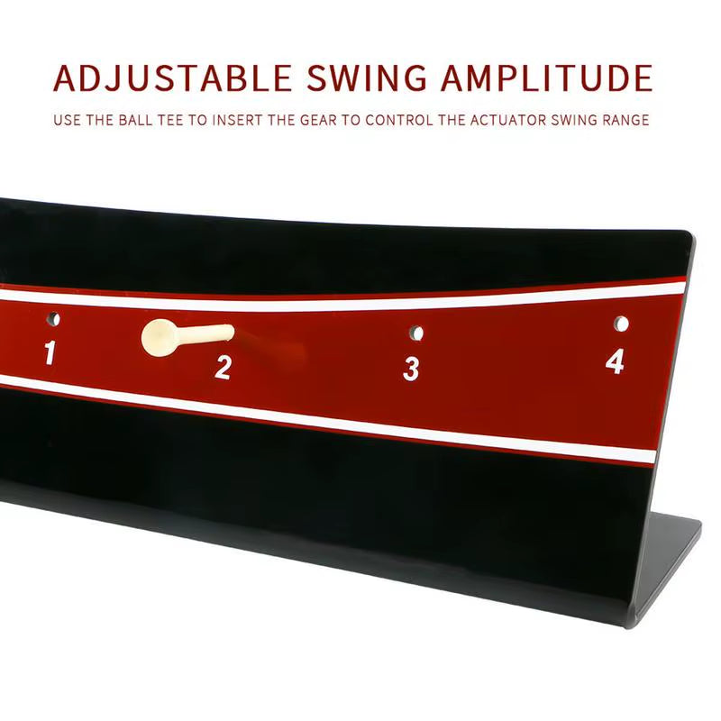 Golf Putting Track Board Golf Putter Trainer Track Guide Plate Golf Training Balance Correction Aid Trajectory Calibration Board