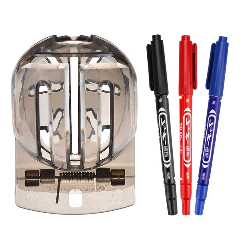 Golf Ball Line Marker Drawing Tool and Marks Pens Set Template Alignment Putting Marking Liner Tools Golf Training Accessories