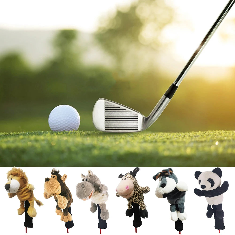 Animal Golf Club Headcover for Driver,460Cc Fairway Golf Accessories Golf Headcover Protector,Golf Wood Cover Noverty Cute Gifts
