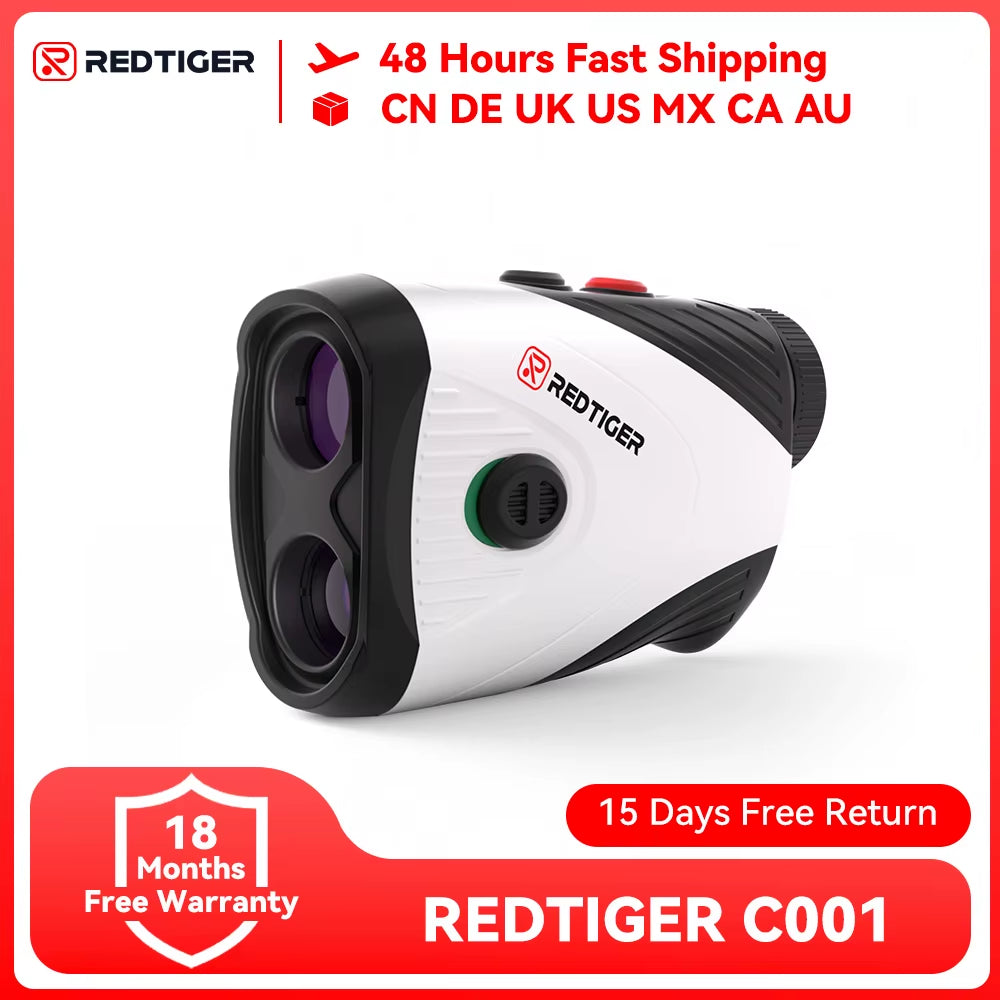 Golf Rangefinder with Slope 1000M 1200 Yards Laser Range Finder Golfing 7X Magnification Rechargeable Range Finders