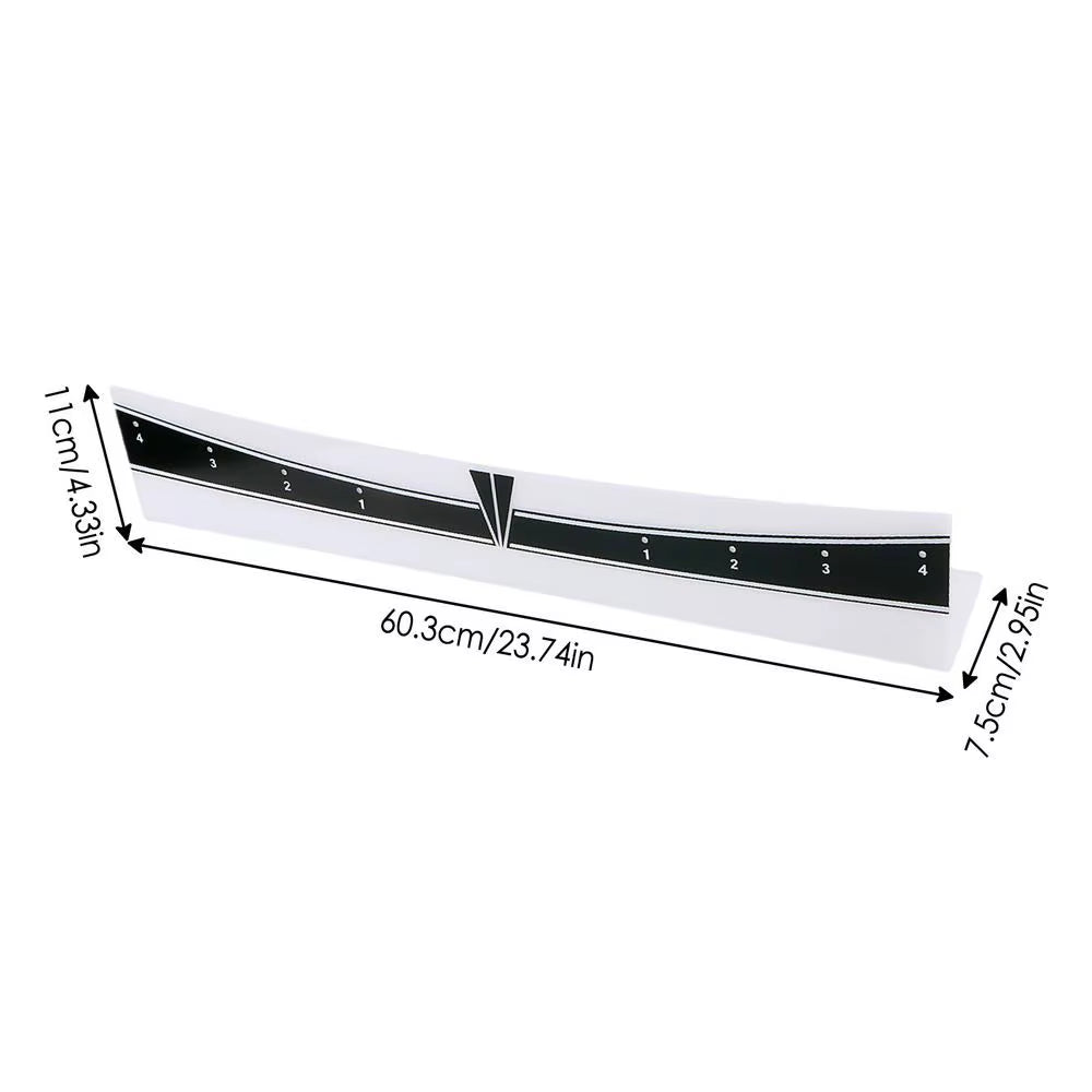 Golf Putting Track Board Golf Putter Trainer Track Guide Plate Golf Training Balance Correction Aid Trajectory Calibration Board
