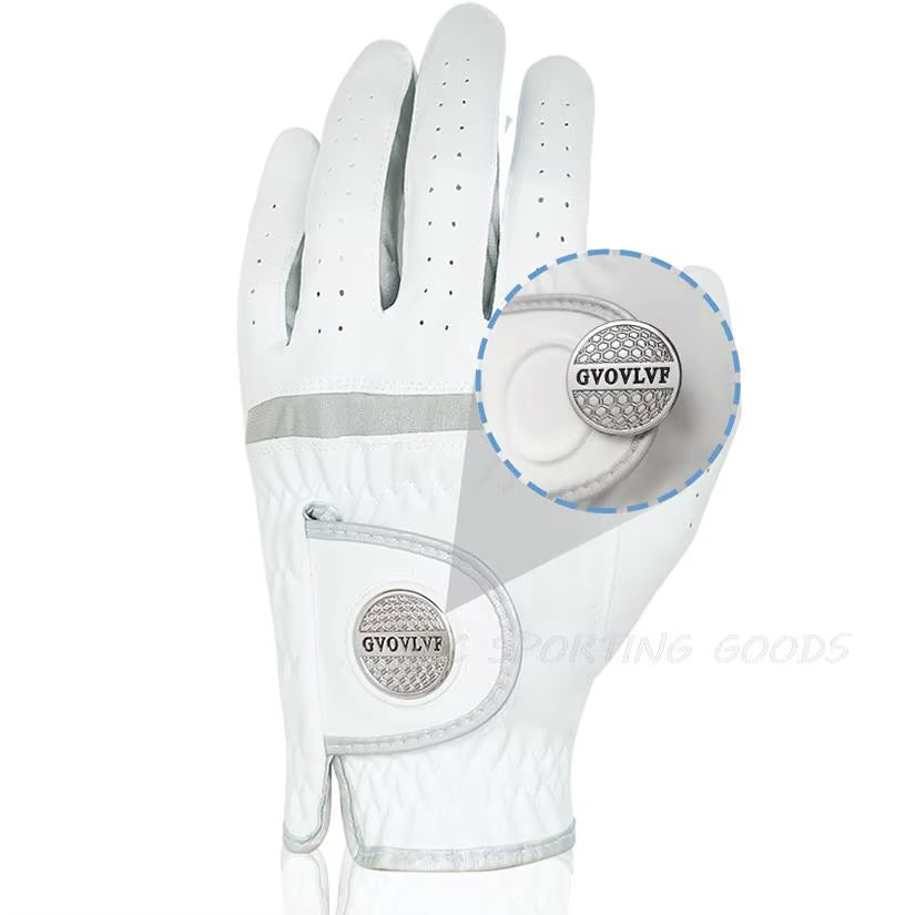 Men's Golf Glove with Magnetic Marker