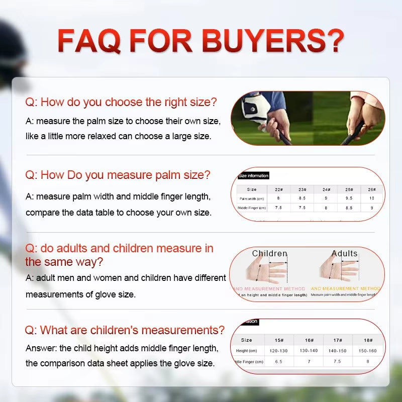 Men's Golf Glove - Left Hand only