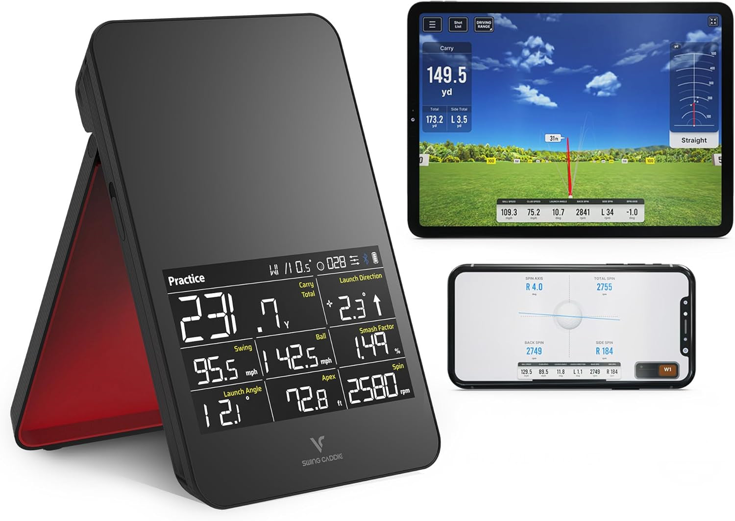 Golf Launch Monitor & 3D Driving Range Simulator