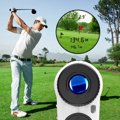 Golf Laser Rangefinder Rechargeable 600M/1000M 6X Magnification Monoculars Telescop Range Finder for Outdoor Sports