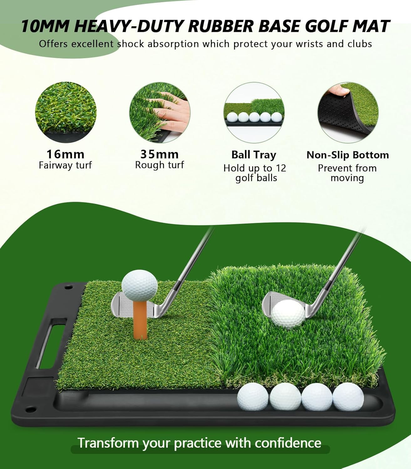 3m x 2.1m Golf Practice Net