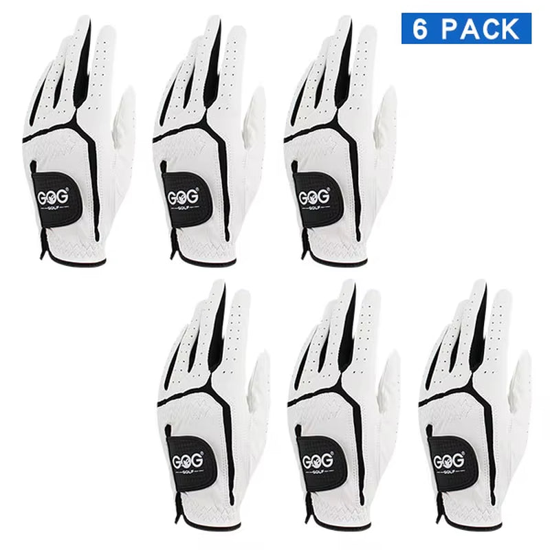 Men's Golf Gloves - 6 pieces - Left hand only