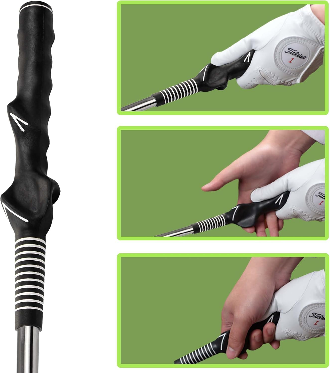 Retractable Golf Swing Training Aid - Right-handed