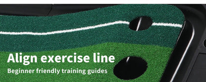 Golf Putting Mat 250cm x 40cm with auto return