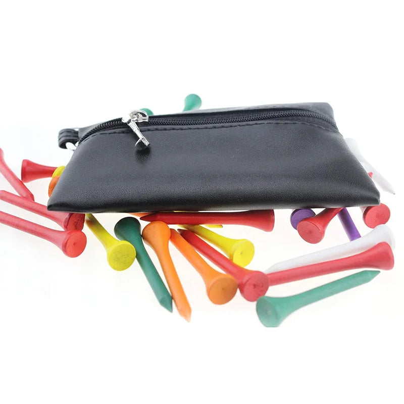 Golf Tee Pouch - Free Golf Wooden Tees