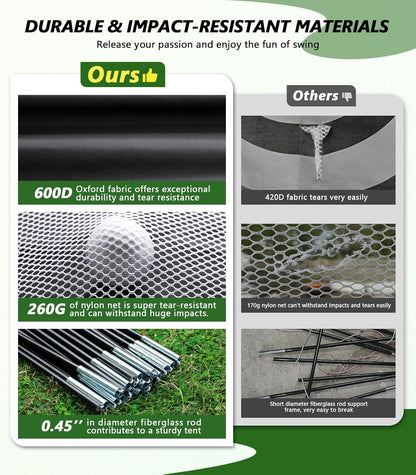 3m x 2.1m Golf Practice Net