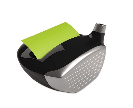 Golf driver Post-It Notes dispenser