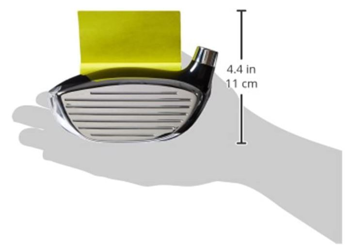 Golf driver Post-It Notes dispenser