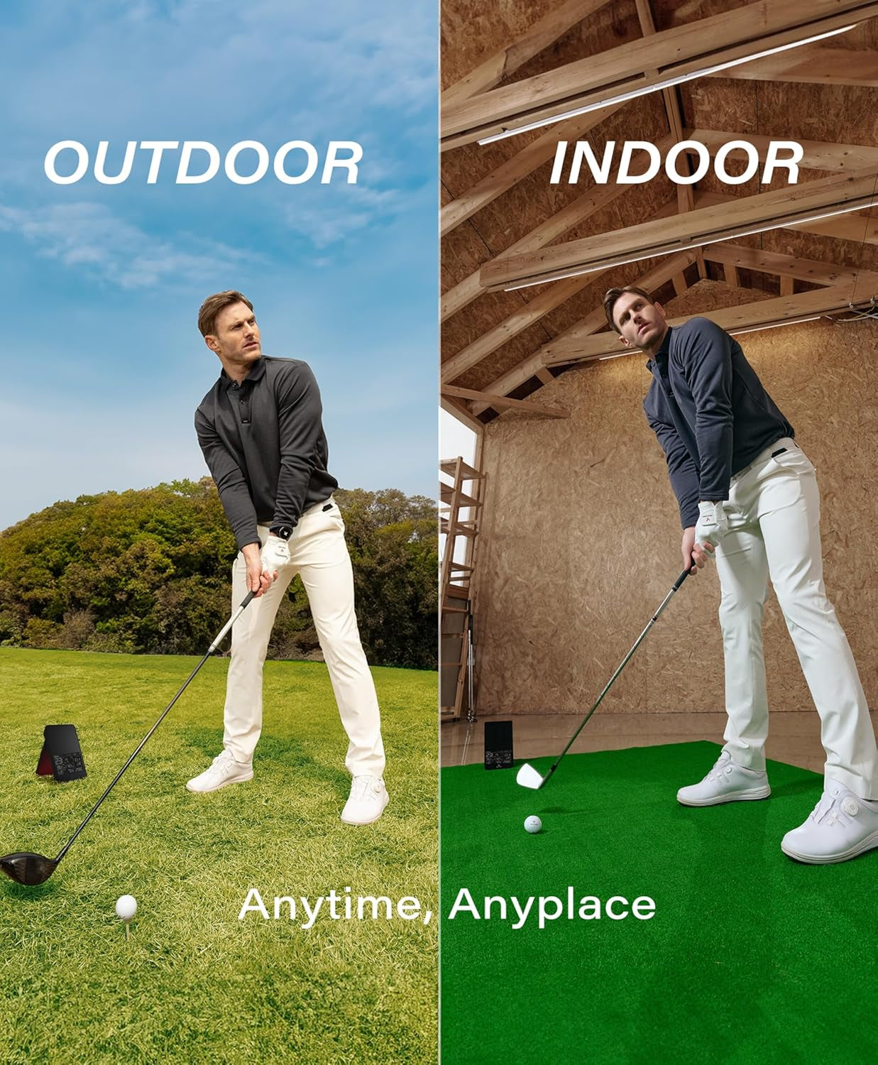 Golf Launch Monitor & 3D Driving Range Simulator