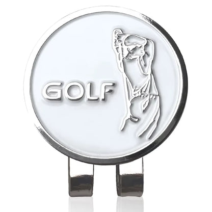 New Golf Ball Mark+Golf Hat Clip Magnetic Alloy Marker Golf Accessories Eagle Tiger One Putter Flog Wine Glass Lucky Clover