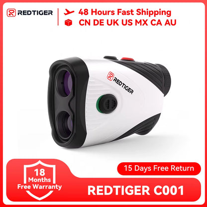 Golf Rangefinder with Slope 1000M 1200 Yards Laser Range Finder Golfing 7X Magnification Rechargeable Range Finders