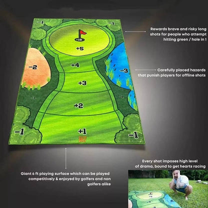 The Indoor Casual Golf Game Set Golf Putting Royale Golf Game Golf Hitting Mats