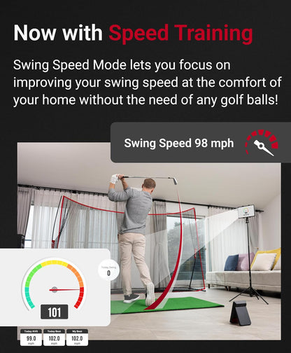 Golf Launch Monitor & 3D Driving Range Simulator