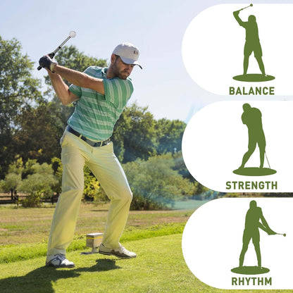 Retractable Golf Swing Training Aid - Right-handed