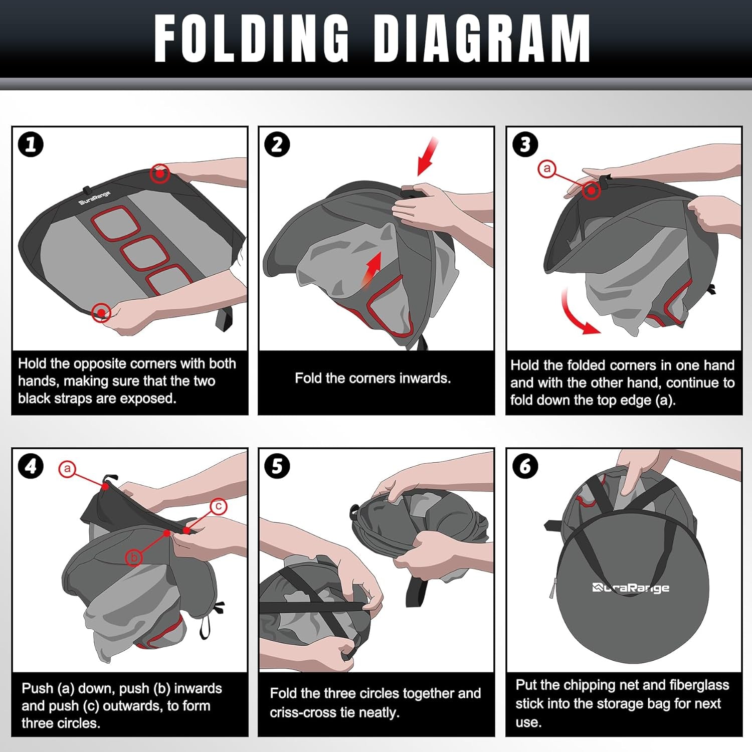 Pop-Up Golf Chipping Net