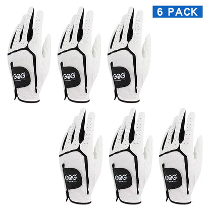 Men's Golf Gloves - 6 pieces - Left hand only